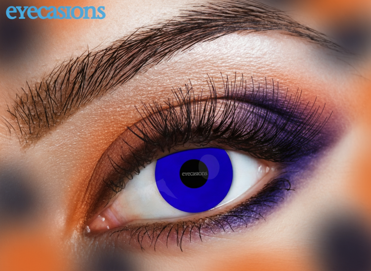 Halloween Contact Lenses One Day Use Electric Blue One Pair | Merthyr Tydfil | Why Not Shop Online