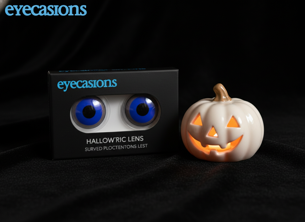 Halloween Contact Lenses One Day Use Electric Blue One Pair | Merthyr Tydfil | Why Not Shop Online