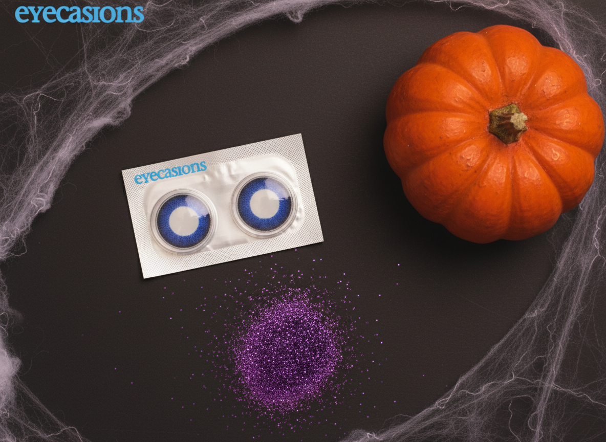 Halloween Contact Lenses One Day Use Electric Blue One Pair | Merthyr Tydfil | Why Not Shop Online