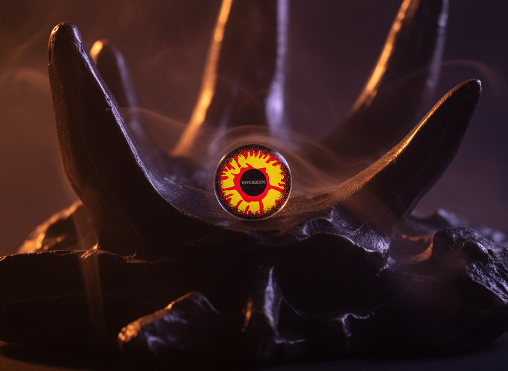 Halloween Contact Lenses One Day Use Flame One Pair | Merthyr Tydfil | Why Not Shop Online