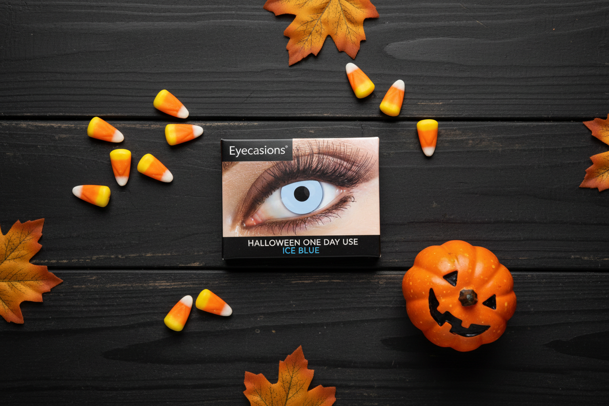 Halloween Contact Lenses One Day Use Ice Blue One Pair | Merthyr Tydfil | Why Not Shop Online