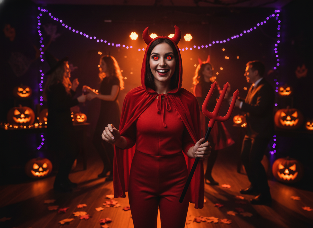 Halloween Contact Lenses One Day Use Red Devil One Pair | Merthyr Tydfil | Why Not Shop Online