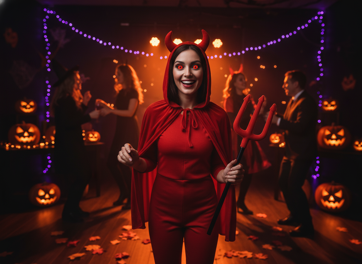 Halloween Contact Lenses One Day Use Red Devil One Pair | Merthyr Tydfil | Why Not Shop Online