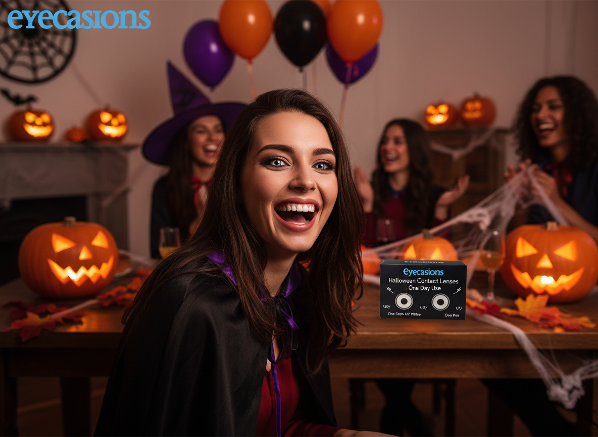 Halloween Contact Lenses One Day Use White One Pair | Merthyr Tydfil | Why Not Shop Online