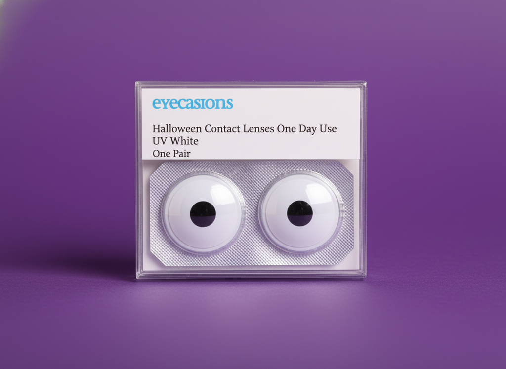 Halloween Contact Lenses One Day Use White One Pair | Merthyr Tydfil | Why Not Shop Online