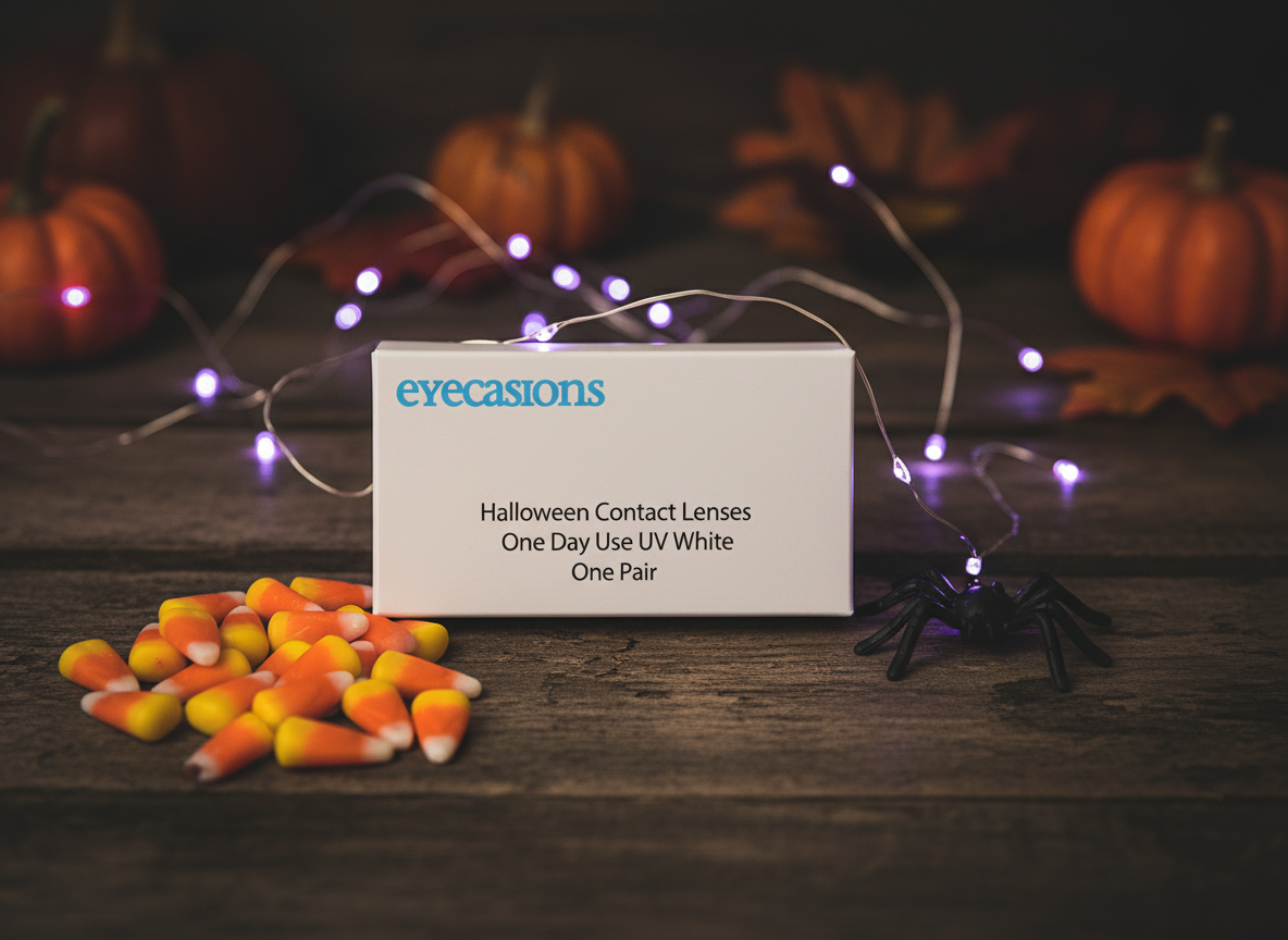 Halloween Contact Lenses One Day Use White One Pair | Merthyr Tydfil | Why Not Shop Online