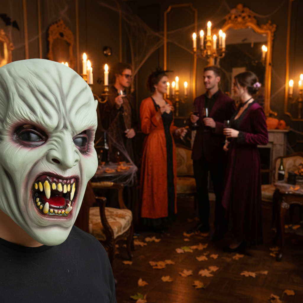 Halloween Demon Vampire Latex Mask | Merthyr Tydfil | Why Not Shop Online