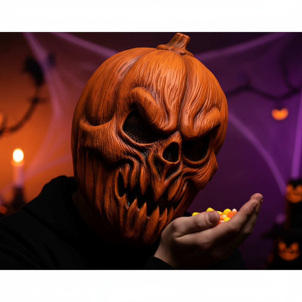Halloween Latex Mask - Killer Pumpkin | Merthyr Tydfil | Why Not Shop Online