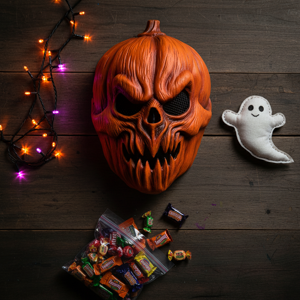Halloween Latex Mask - Killer Pumpkin | Merthyr Tydfil | Why Not Shop Online