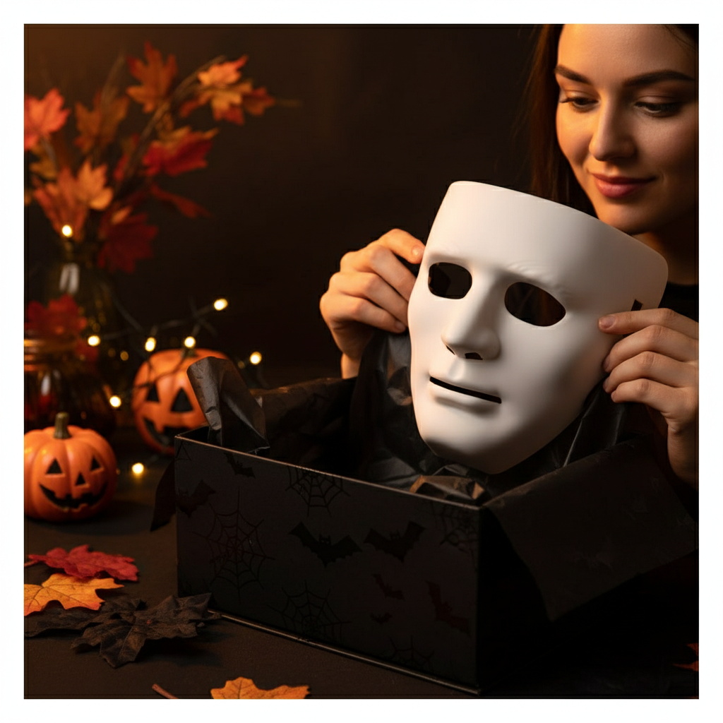 Halloween Good Quality White Robot Mask | Merthyr Tydfil | Why Not Shop Online