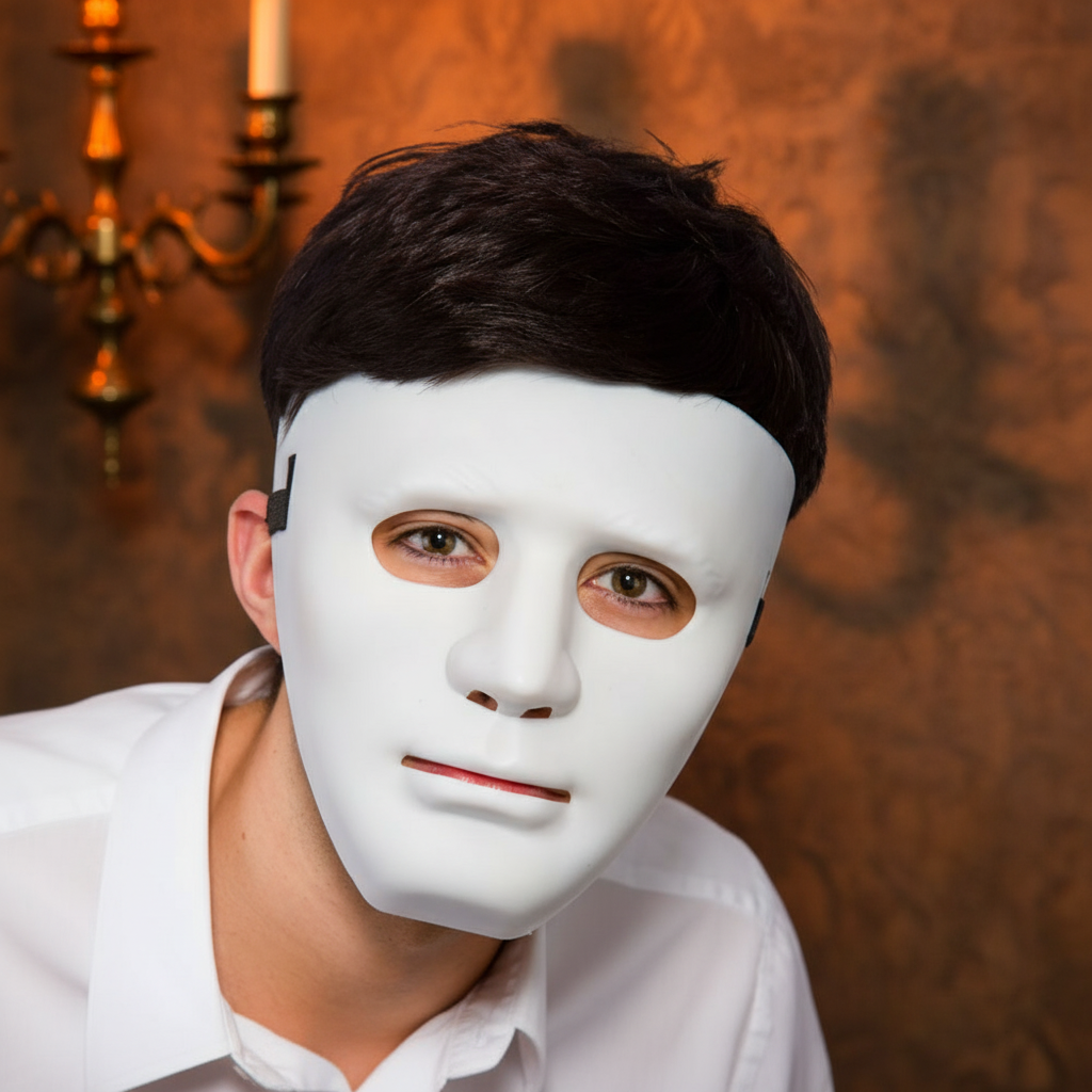 Halloween Good Quality White Robot Mask | Merthyr Tydfil | Why Not Shop Online