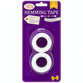 Hemming Web Tape twin pack with two 10-metre rolls of white iron-on fusible tape