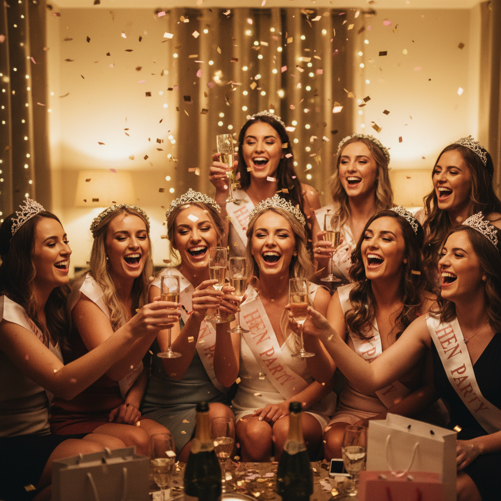 Hen Party Celebration Outcome Scene