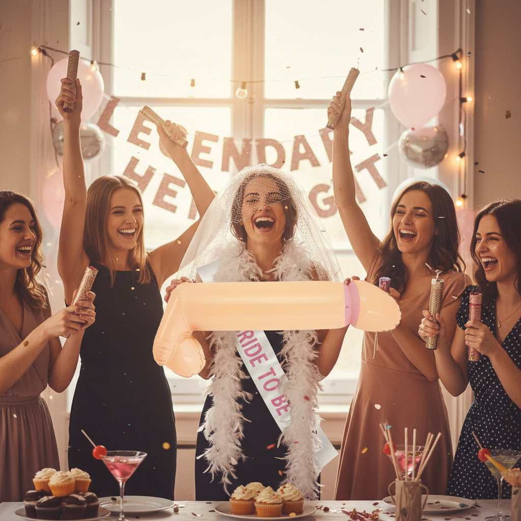 Hen Party Inflatable Willy 90cm Hen Do Result Scene