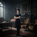 Wicked Costumes Girls Wednesday Addams Dress & Plaited Wig Set - Why Not Shop