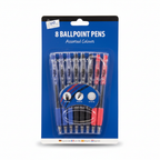 Tallon 8 Retractable Rubber Grip Pens