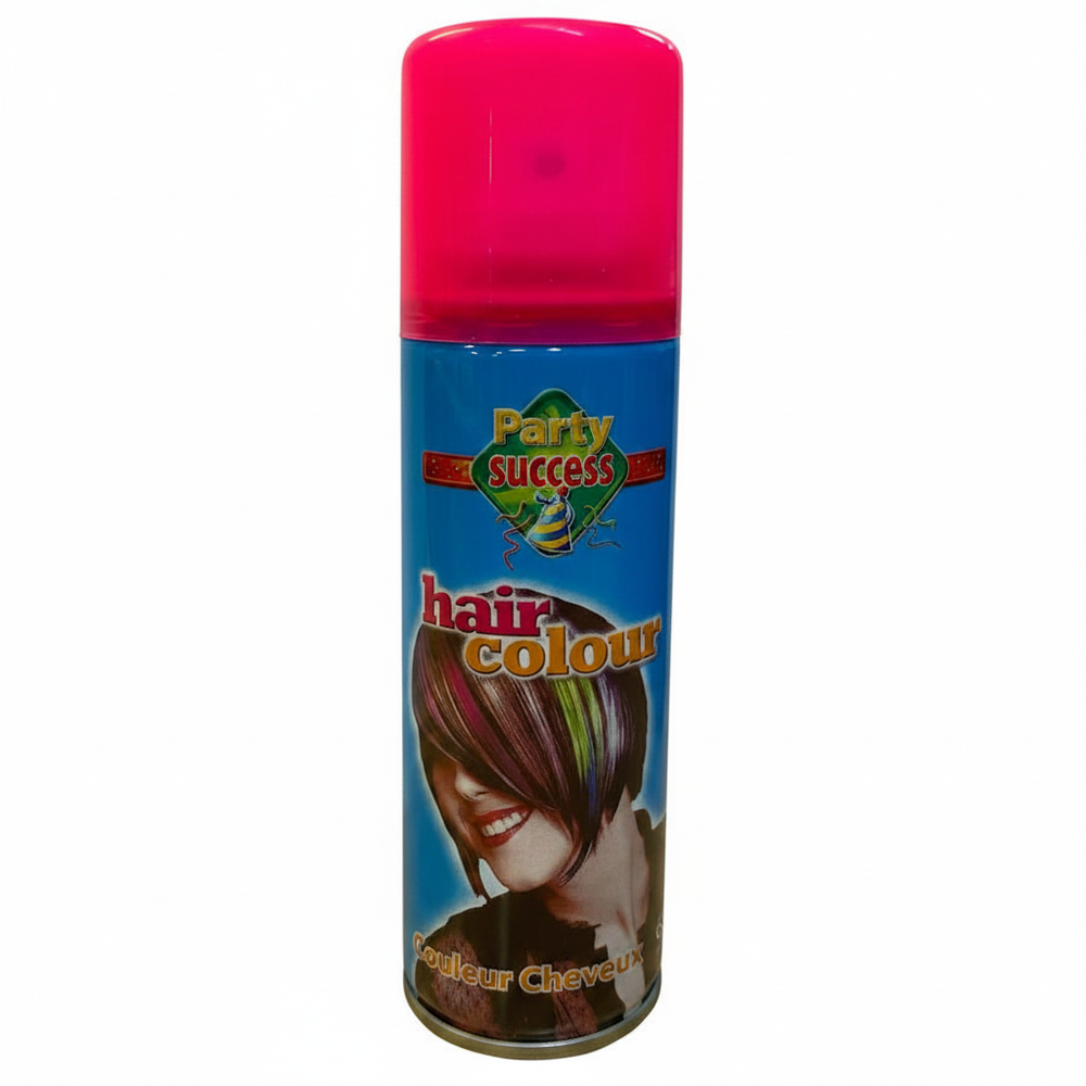 Party Success Fluorescent Pink Hair Colour Spray 125ml on white background - Amazon eBay hero shot