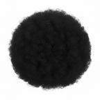 Giant Black Afro Wig on pure white background, studio hero shot for Amazon and eBay