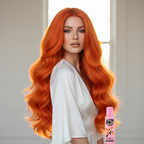 Crazy Color Orange Hair Dye - Vibrant Orange Hair Result