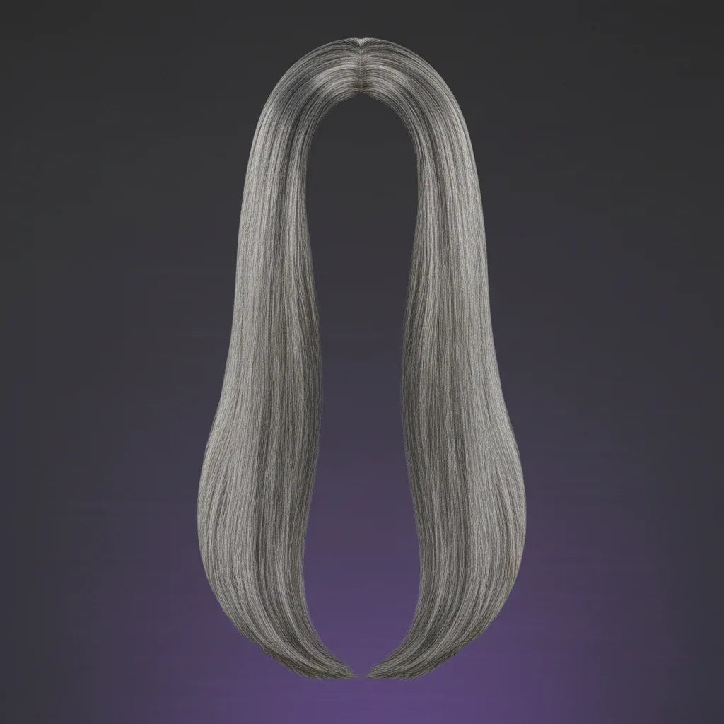 Wicked Costumes Women's Classic Long Dark Grey Wig - Why Not Shop