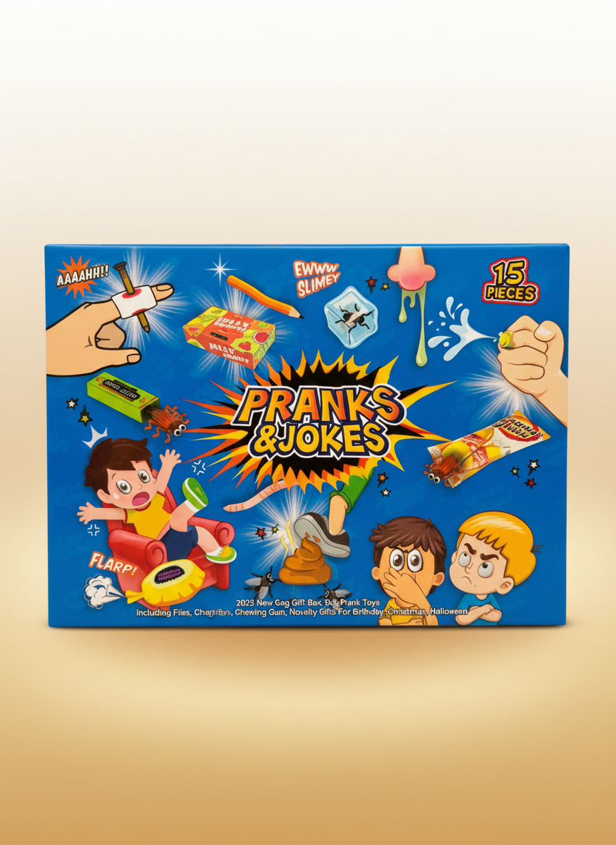 Prank Toys Gag Gift Box - Novelty 15 Joke Set | Merthyr Tydfil | Why Not Shop Online