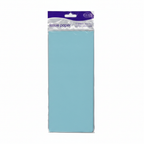Light blue tissue paper pack of 10 on a pure white background, product centred, studio lighting, Amazon hero shot