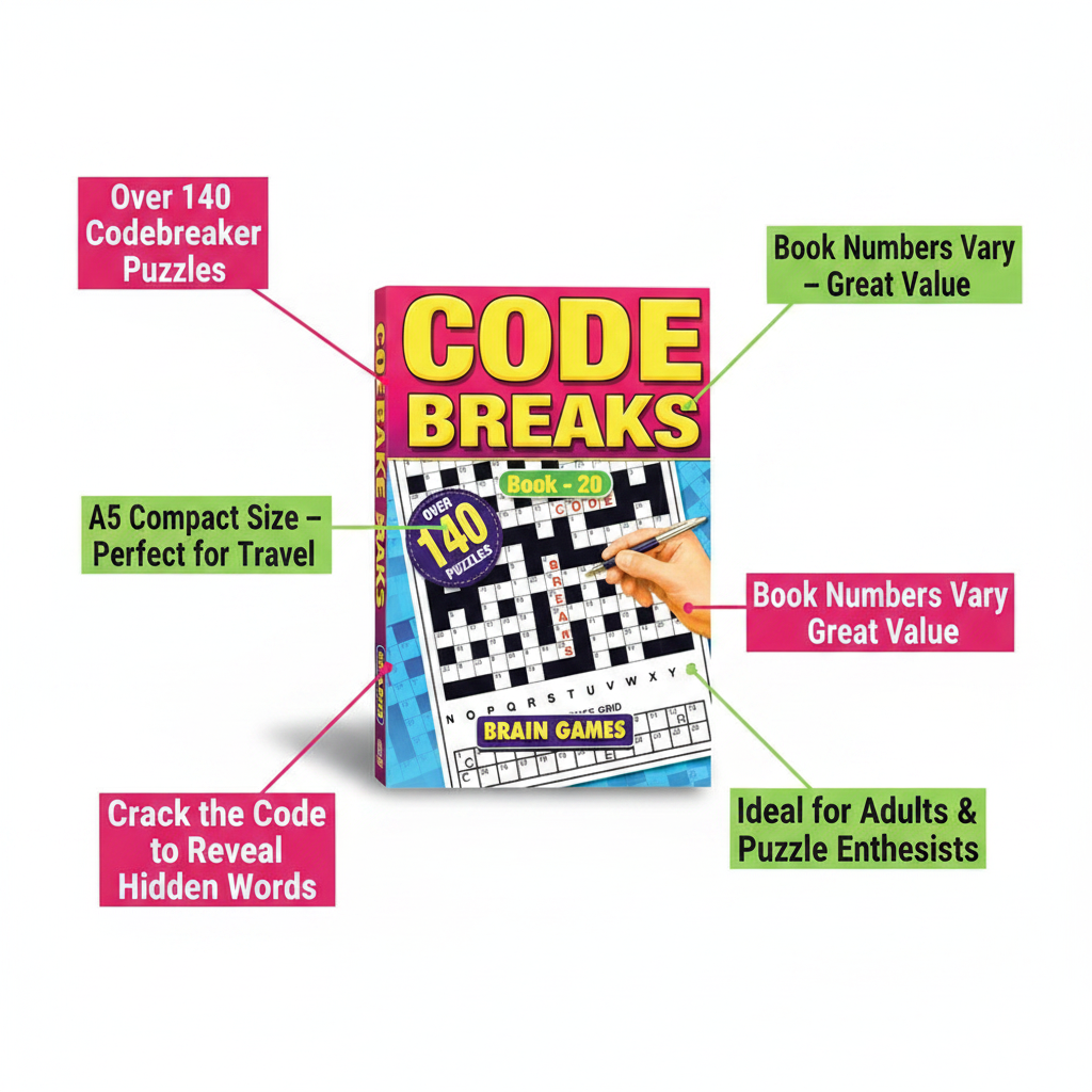Code Breaks Puzzle Book A5