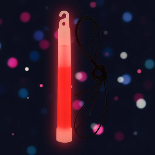 Glow Sticks With Lanyards 15cm in assorted neon colours on dark background - Why Not Shop