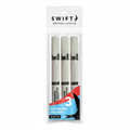 Swift Black Whiteboard Markers 3 Pack on pure white background, product centred, studio lighting, Amazon hero shot
