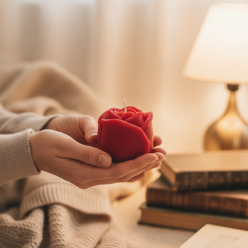 Scented Rose Candle