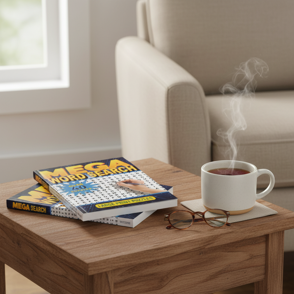 Mega Large Print Word Search Book