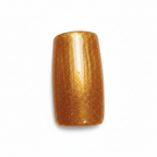 Close-up macro swatch of Barry M Syrup 149 gold shimmer nail polish