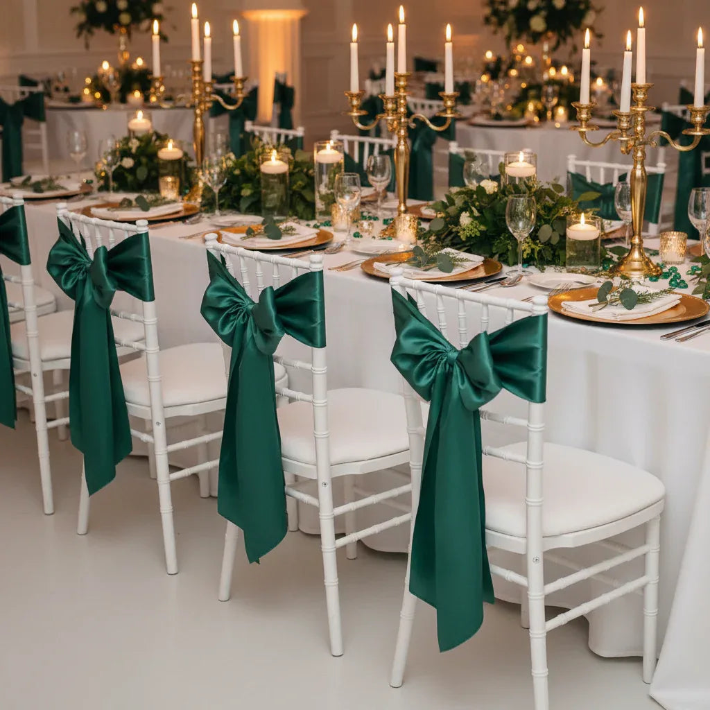 Eleganza Poly Ribbon 50mm x 91m (100yds) Emerald Green - Why Not Shop