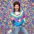 Wicked Costumes Men's 80s Mullet Wig - Retro Brown Party Hair - Why Not Shop