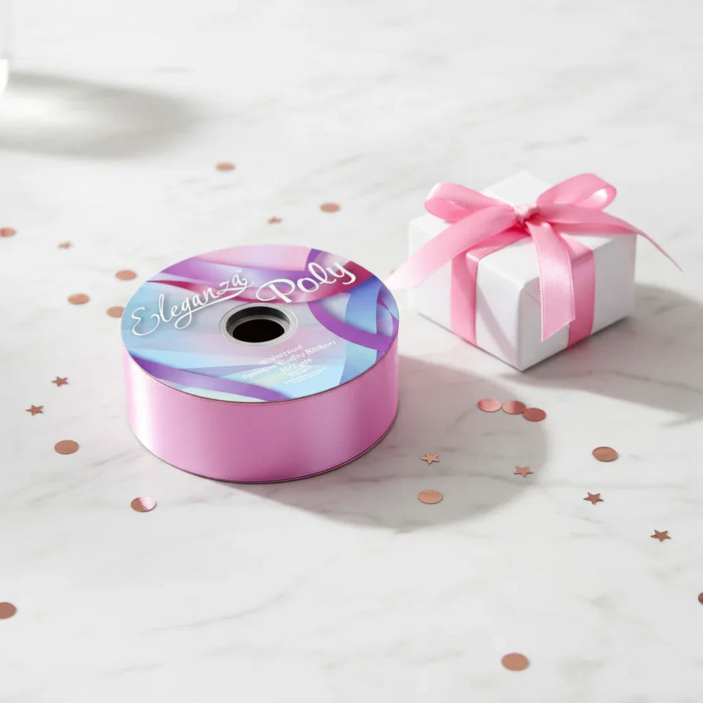 Eleganza Poly Ribbon 50mm x 91m (100yds) Fashion Pink - Why Not Shop