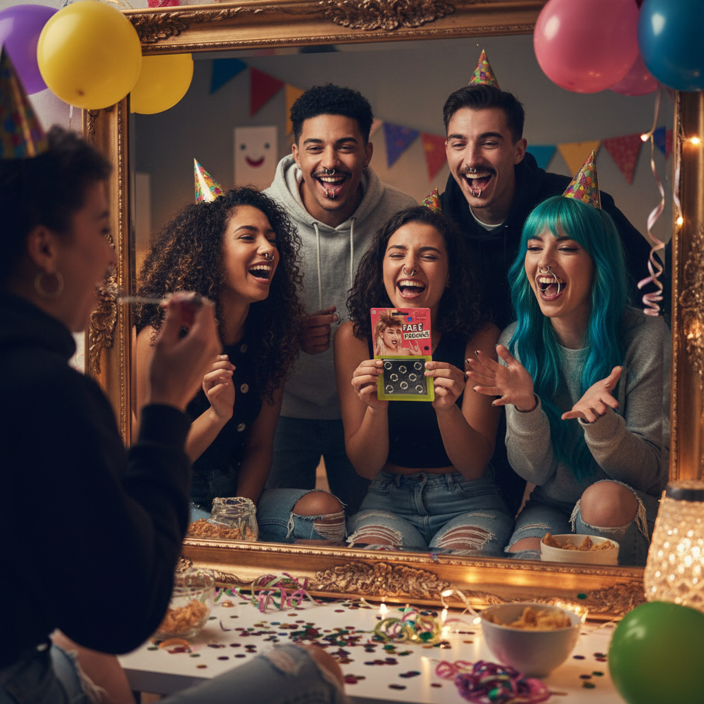 Wicked Costumes Funny Fake Piercings Set - Ear, Nose & Lip - 8-Pack | Merthyr Tydfil | Why Not Shop Online