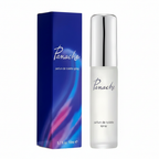 Panache Parfum De Toilette Spray 50ml — frosted white bottle with silver cap and royal blue box on white background