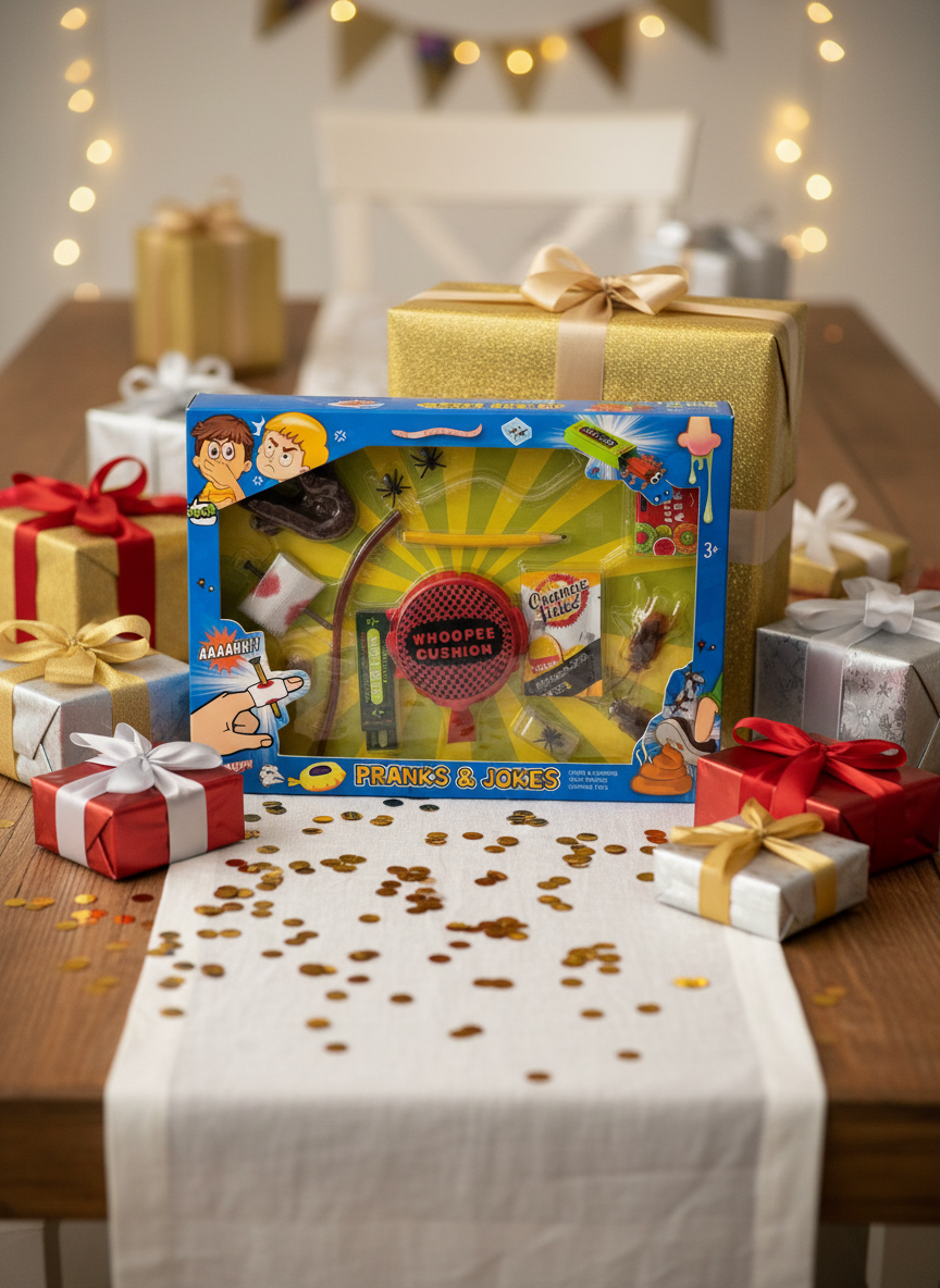 Prank Toys Gag Gift Box - Novelty 15 Joke Set | Merthyr Tydfil | Why Not Shop Online
