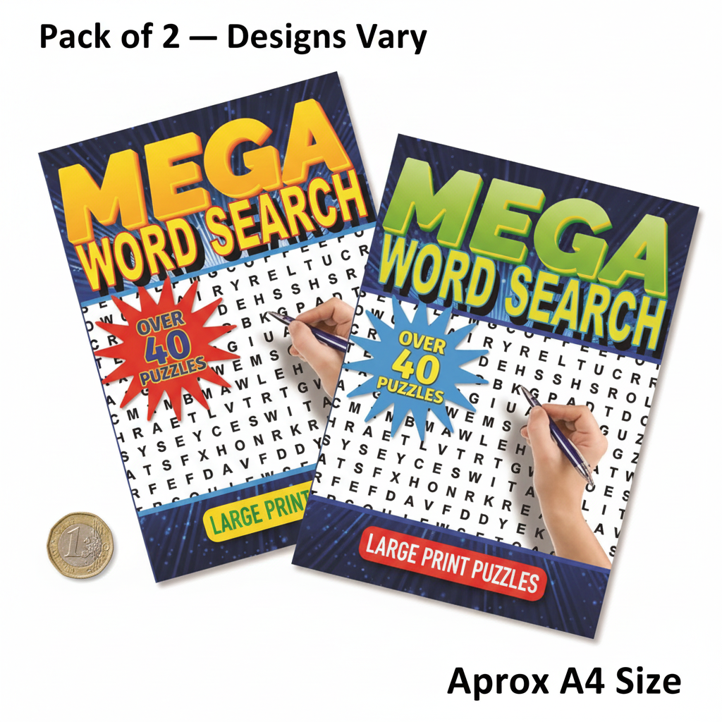 Mega Large Print Word Search Book