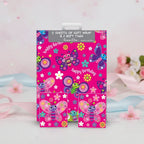 Folded Wrap & Tags Butterflies Pink - Why Not Shop