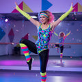 Wicked Costumes 80's Neon Yellow Net Gloves - Retro Party Accessory - Why Not Shop