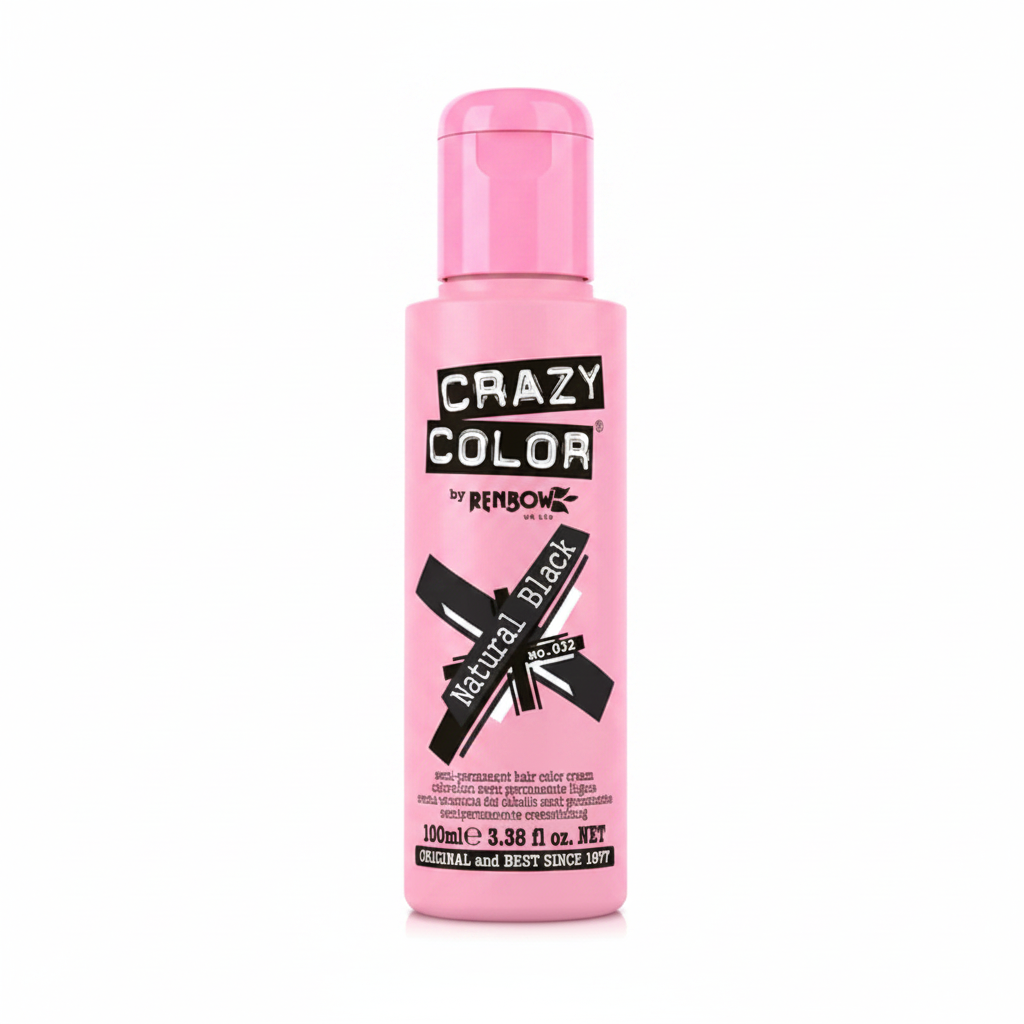 Crazy Color Natural Black No.32 - Label Close-Up Detail