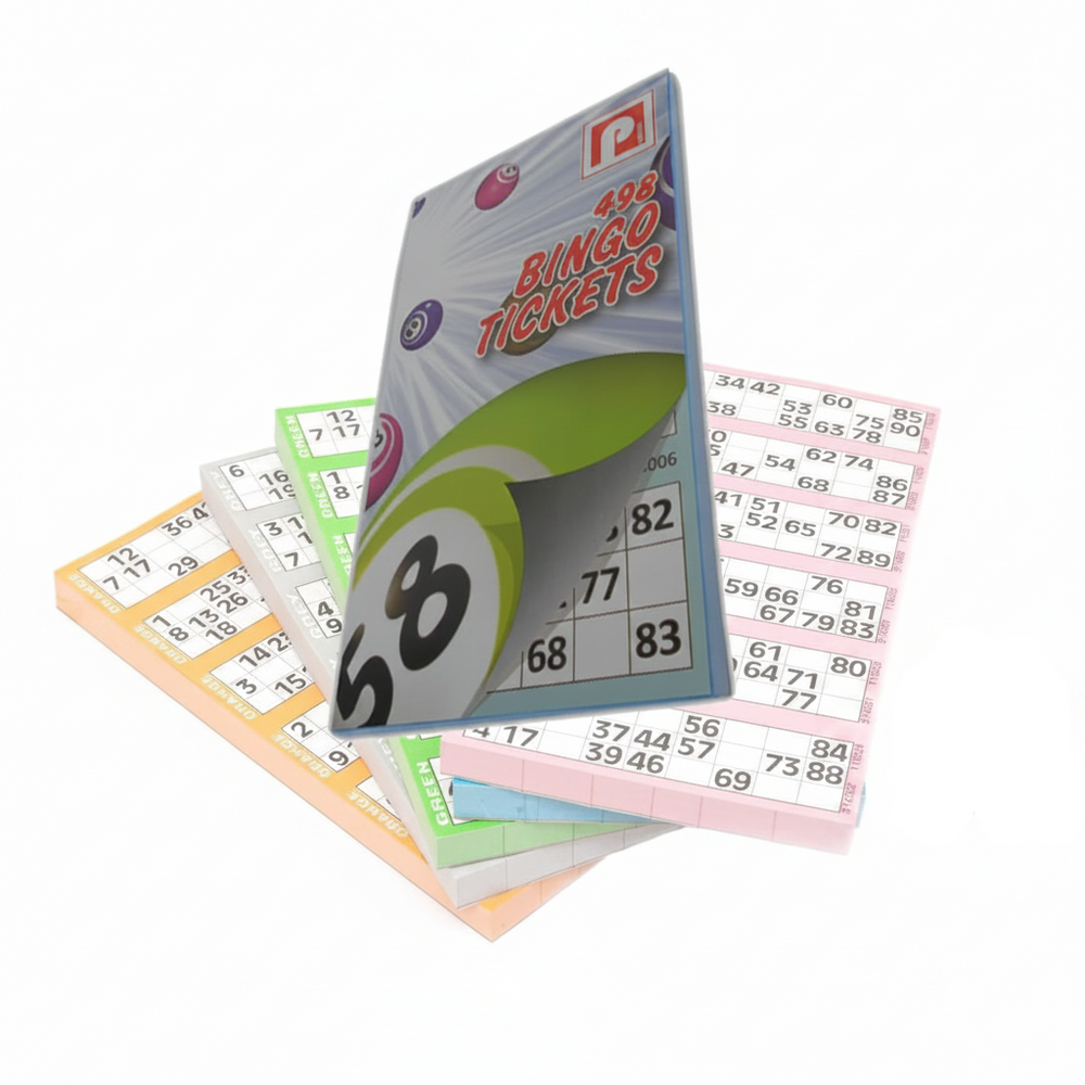 Bingo Ticket Pads 450 Tickets Security Coded