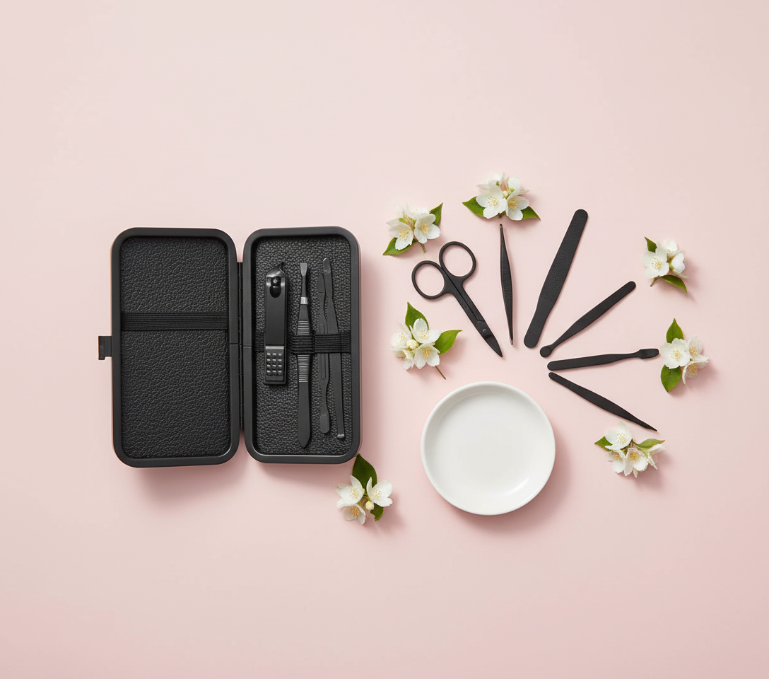 Classic Black Manicure Set – 7-Piece Stainless Steel | Merthyr Tydfil | Why Not Shop Online