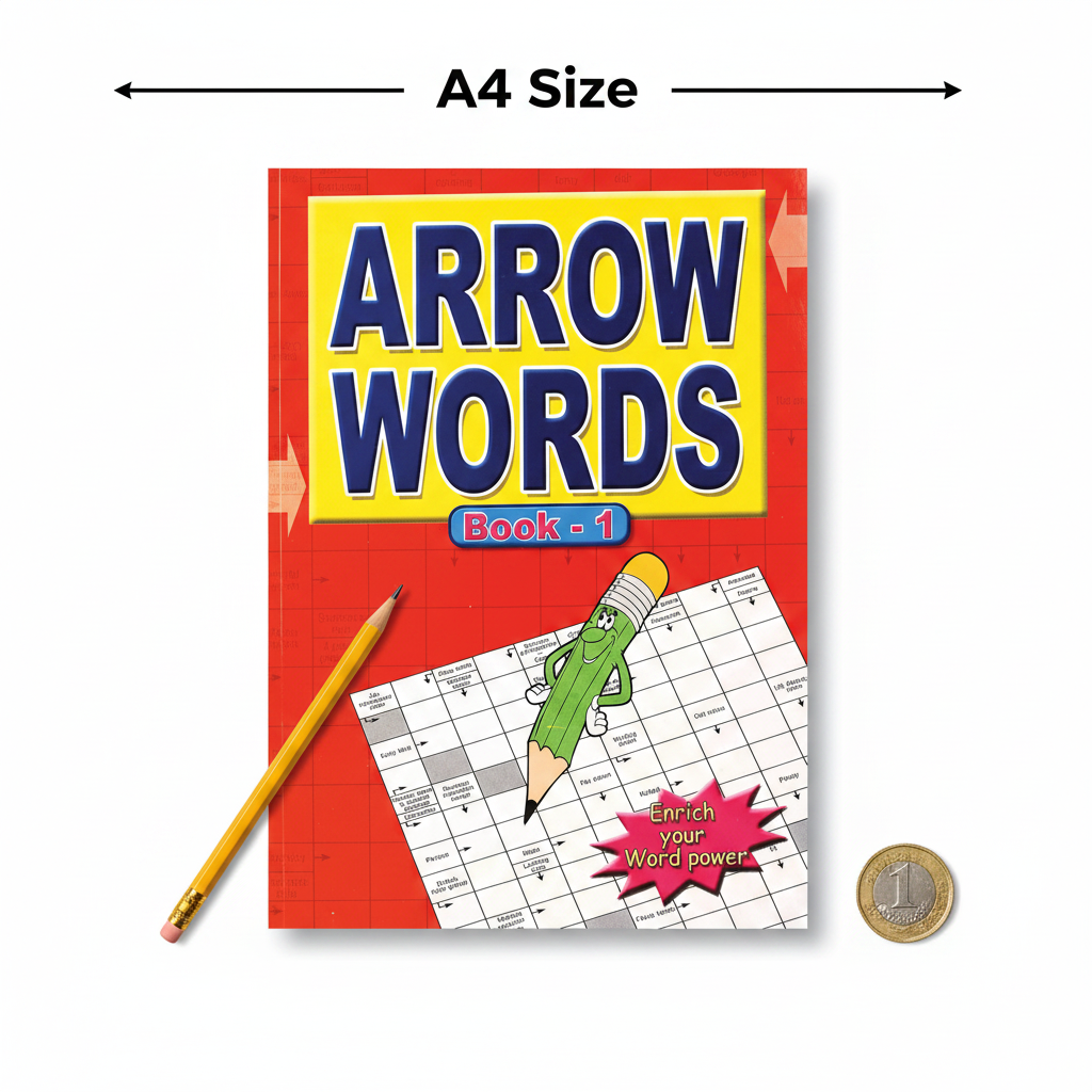 Arrow Words A4 Book - Numbers Vary