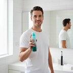 man-using-milton-lloyd-me-too-body-spray-morning-routine