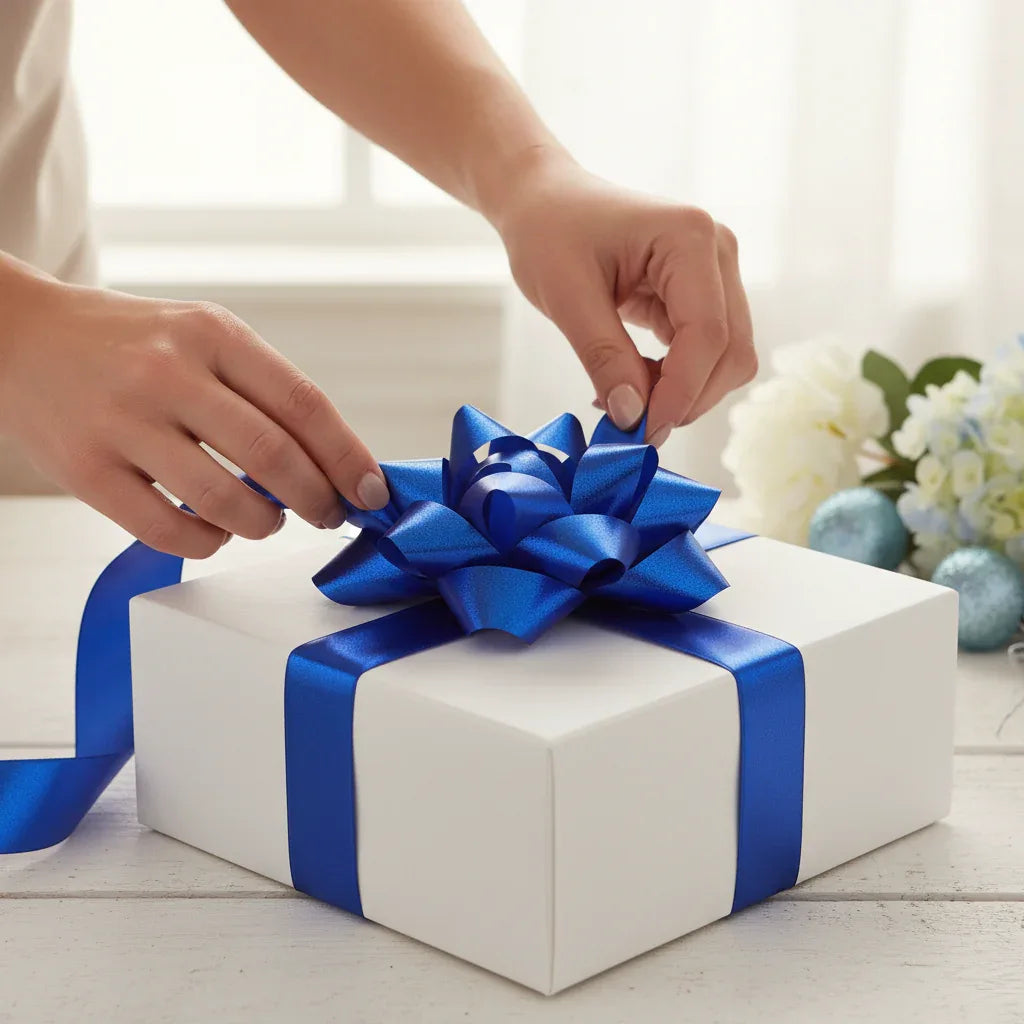 Eleganza Poly Ribbon 50mm x 91m (100yds) Royal Blue - Why Not Shop