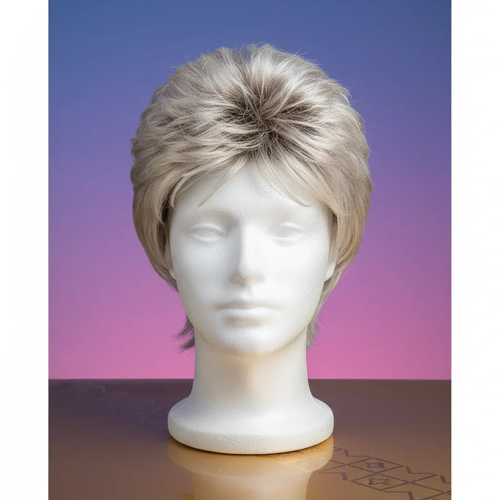 Wicked Costumes George Michael 80s Wig - Men's Icon Costume Accessory - Why Not Shop