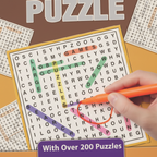 Hands circling a found word in A5 Mega Wordsearch Puzzle Book with coloured highlighter
