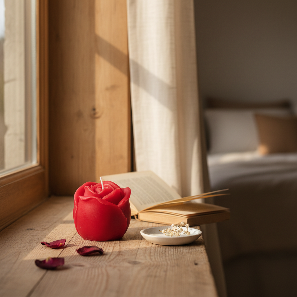 Scented Rose Candle
